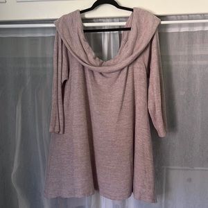 Off the should long shirt